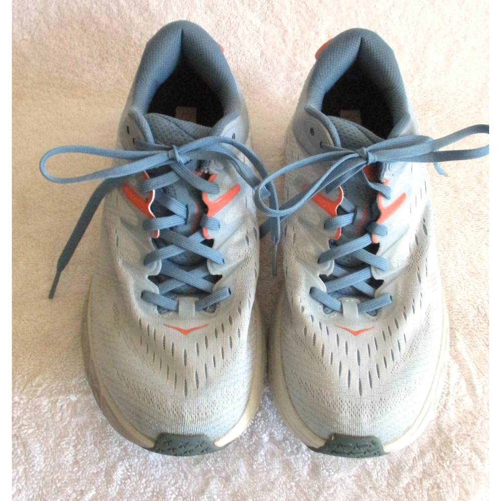 Hoka Gaviota 4 Wide Blue Fog Plein Air Running Shoes 1123201 BFPA Womens 10 D